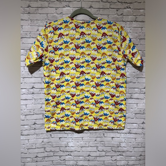 Disney SpongeBob SquarePants Scrub Top Size Small (S) - Picture 2 of 3